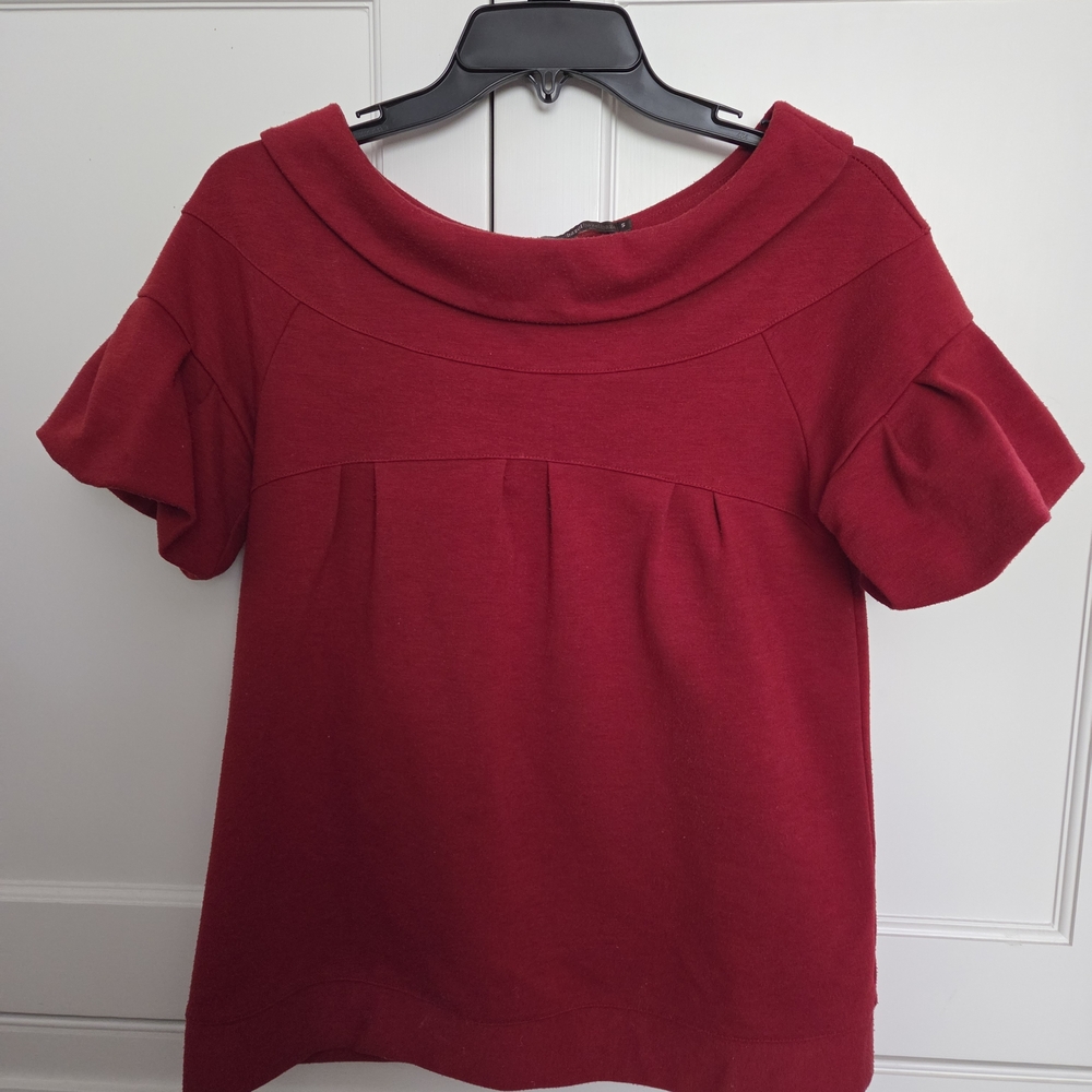 Elegant Red Women's Top